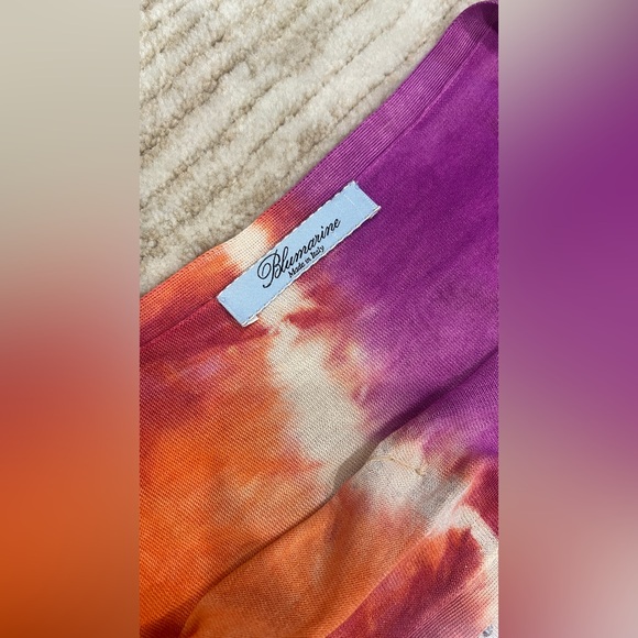 Blumarine silk tie-dye, embellished dress, size medium - Picture 2 of 8